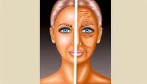 effect van huidverzorging v r en na zonnebank